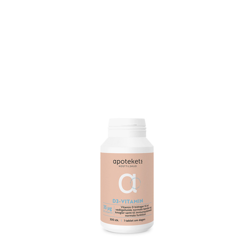 Apotekets D3-vitamin 35 µg, 300 stk.