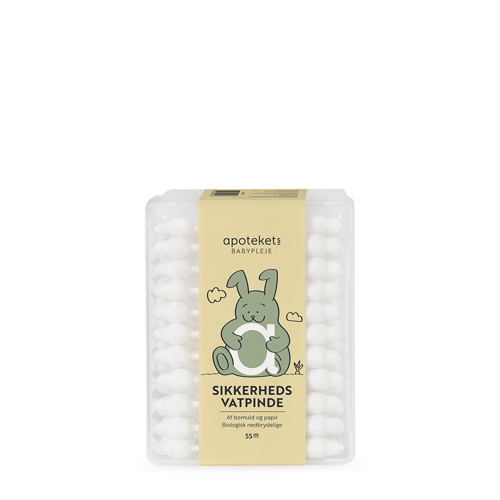 Apotekets Babypleje Sikkerhedsvatpinde, 55 stk.