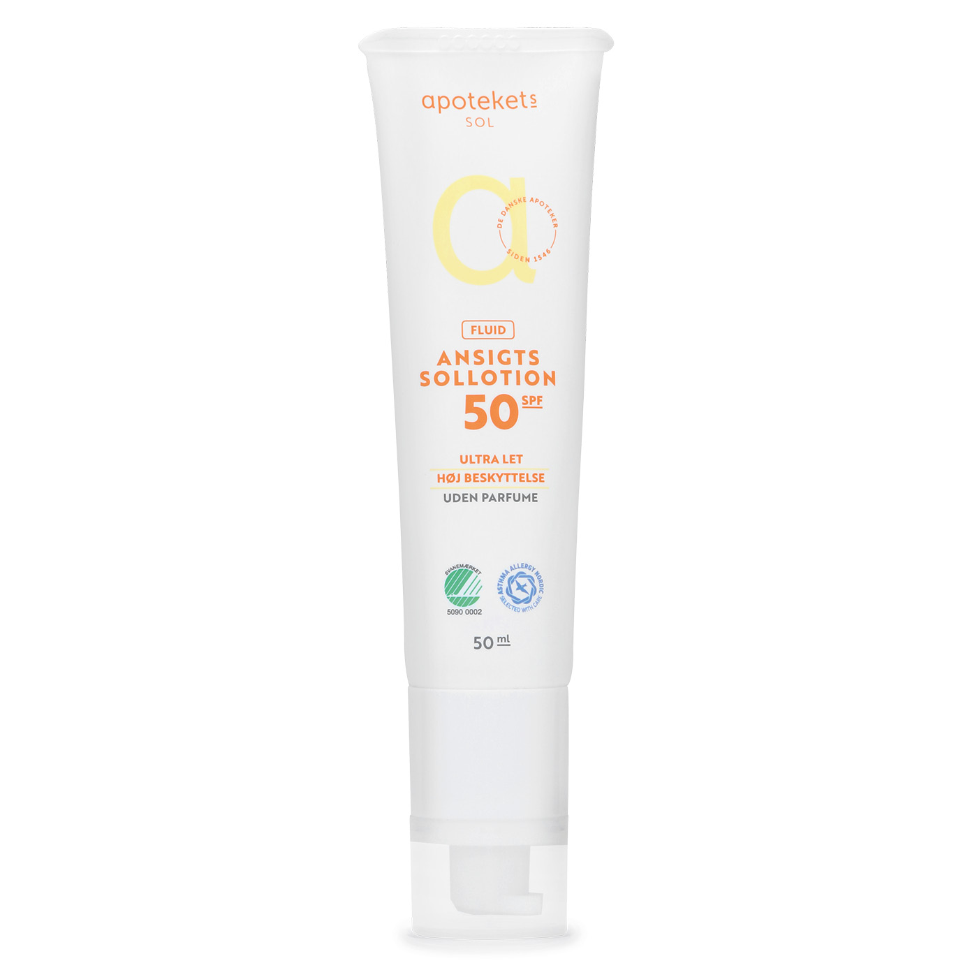 Apotekets Fluid Ansigtssollotion SPF 50 6