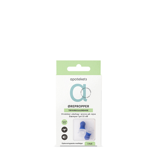Apotekets Ørepropper Trykregulerende, 1 par