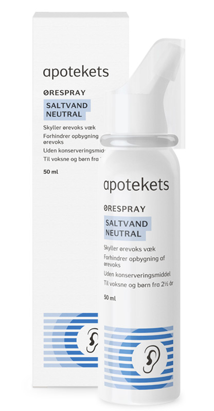 Saltvandsnæsespray fra Apotekets - mod forkølelse allergi