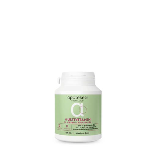 Apotekets Multivitamin voksen, 100 stk.