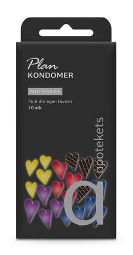 Apotekets Plan kondomer - Mix-pakke
