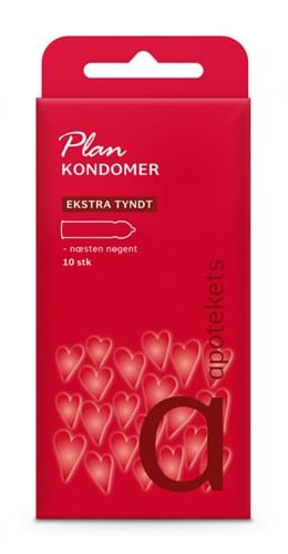 Apotekets Plan kondomer - Ekstra tyndt