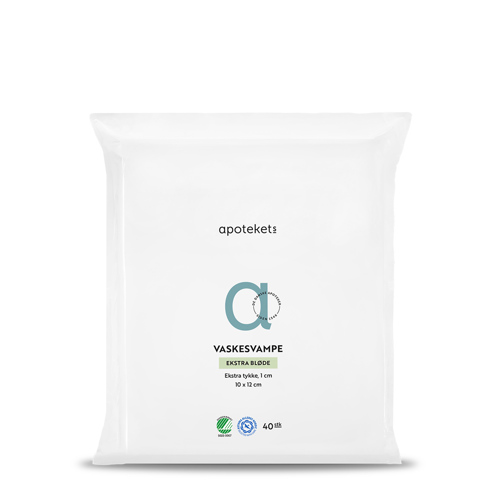 Apotekets Vaskesvampe, 40 stk
