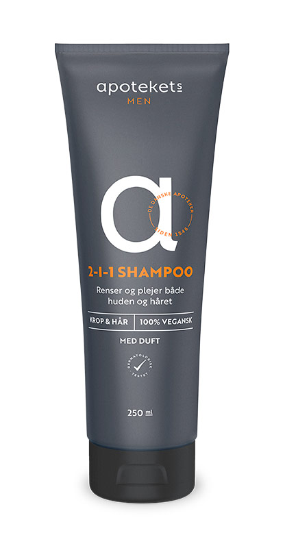 2-i-1 Shampoo & bodyshampoo til mænd (250 ml) |