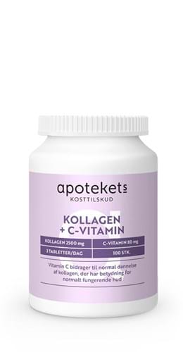 Apotekets Kollagen + C-vitamin tabletter