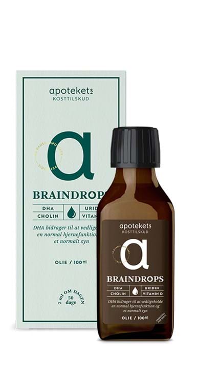 Apotekets BrainDrops® flydende olie