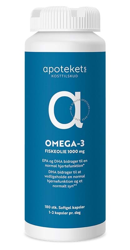 Apotekets Omega-3 Fiskeolie 