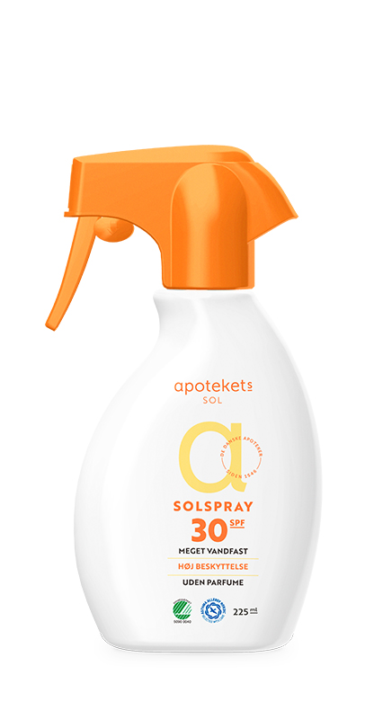 Solspray faktor 30 | Meget vandfast parfumefri