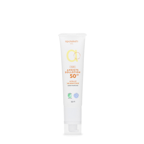 Apotekets Fluid Ansigtssollotion SPF 50, 50 ml