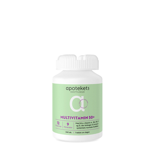 Apotekets Multivitamin 50+, 240 stk.