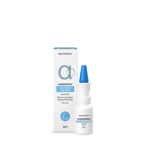 Næsespray Saltvand Neutral Isotonisk, 20 ml