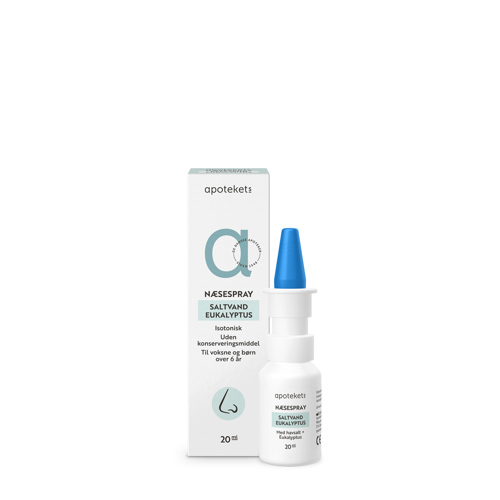 Apotekets Næsespray Saltvand Eukalyptus, 20 ml