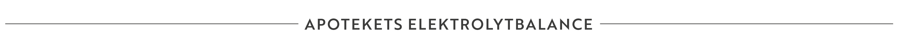 Presserum Overskrift Elektrolytbalance