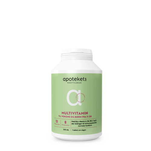 Apotekets Multivitamin voksen, 300 stk.