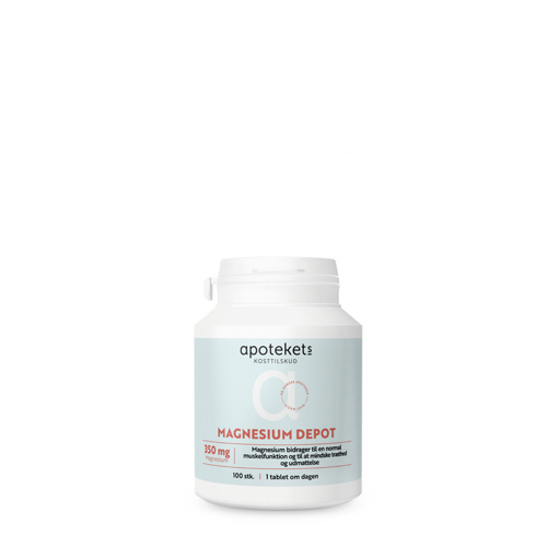 Apotekets Magnesium Depot 350 mg, 100 stk.