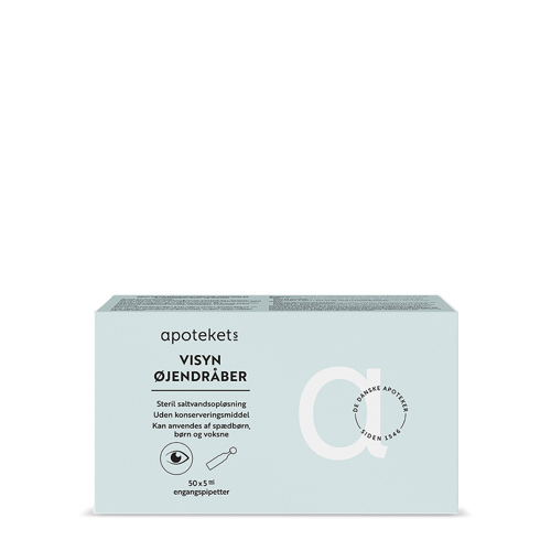 Apotekets Visyn Øjendråber, 50 x 5 ml