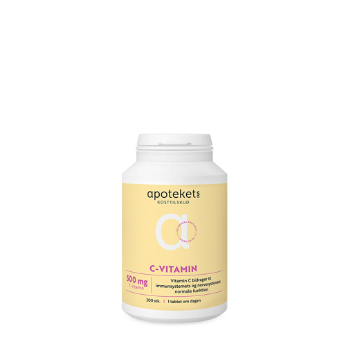 Apotekets C-vitamin 500 mg, 200 stk.