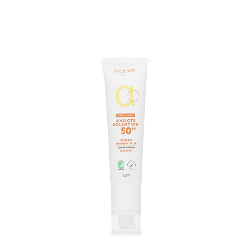 Apotekets Tinted Fluid Ansigtssollotion SPF 50, 50 ml