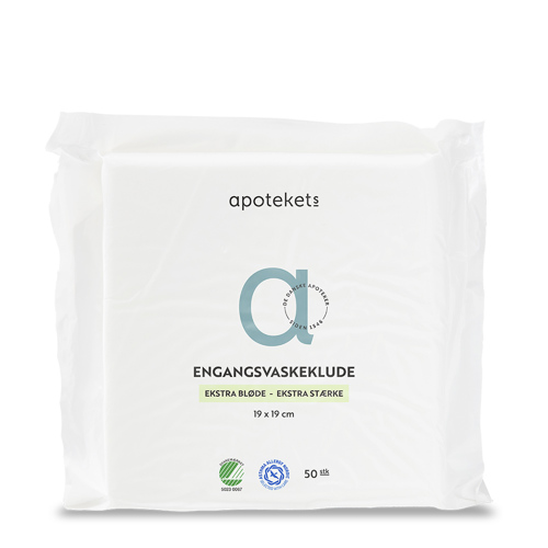 Apotekets Engangsvaskeklude, 50 stk.