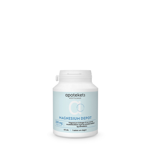 Apotekets Magnesium Depot 230 mg, 60 stk.