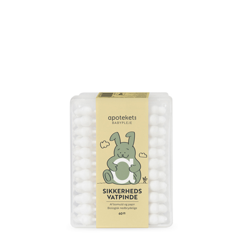 Apotekets Babypleje Sikkerhedsvatpinde, 60 stk.