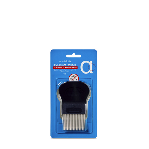 Apotekets Lusekam Metal, 1 stk.